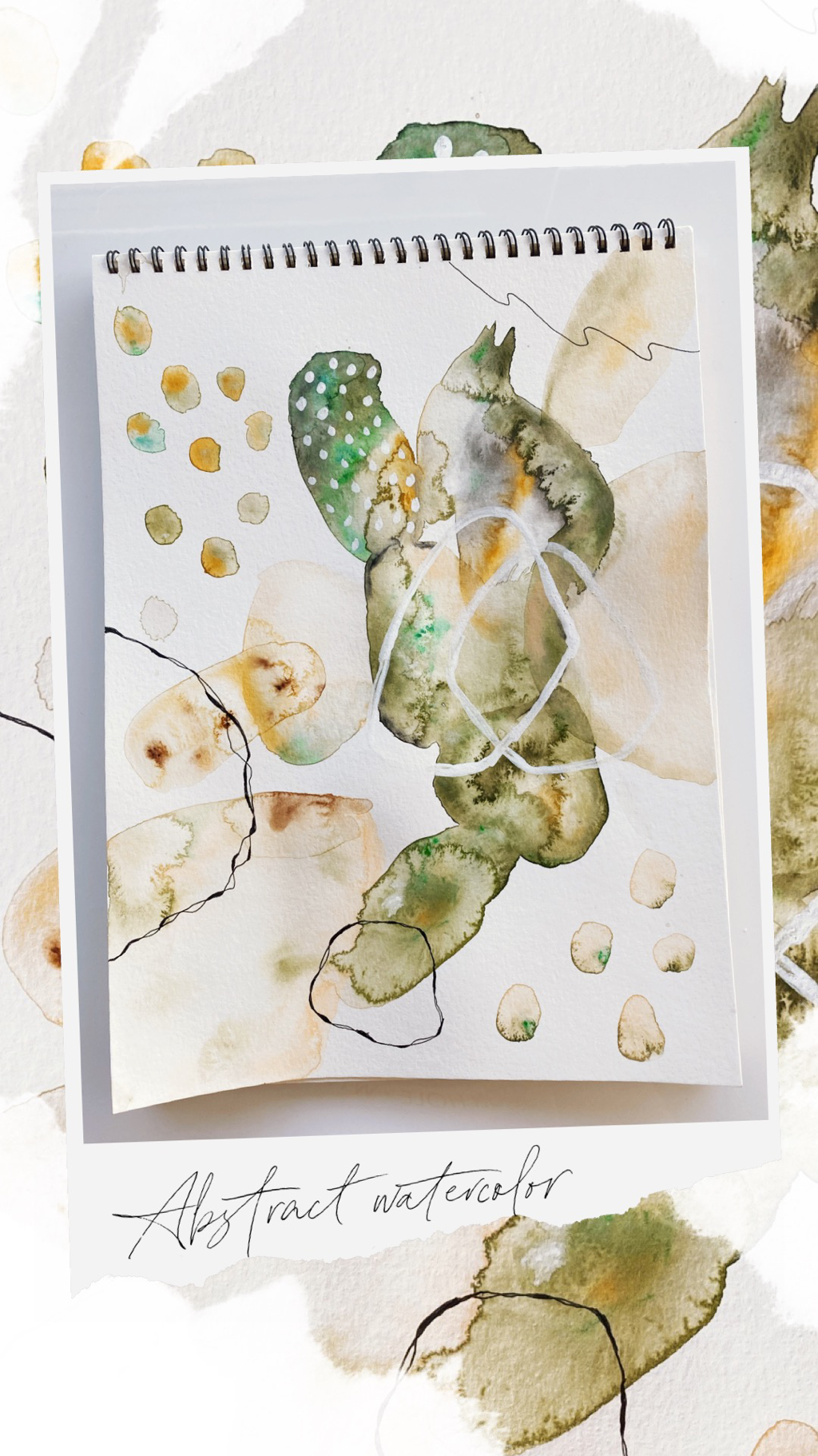 Daily watercolor study made as a creative outlet during quarantine