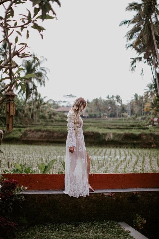 Friends exploring a Bali beach town together (another moment from the trip)