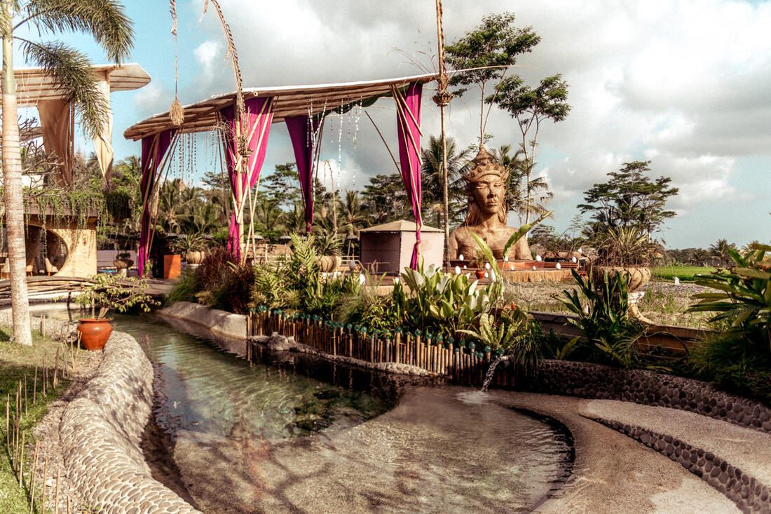 Private infinity pool overlooking the rice fields in Bali (another moment from the trip)