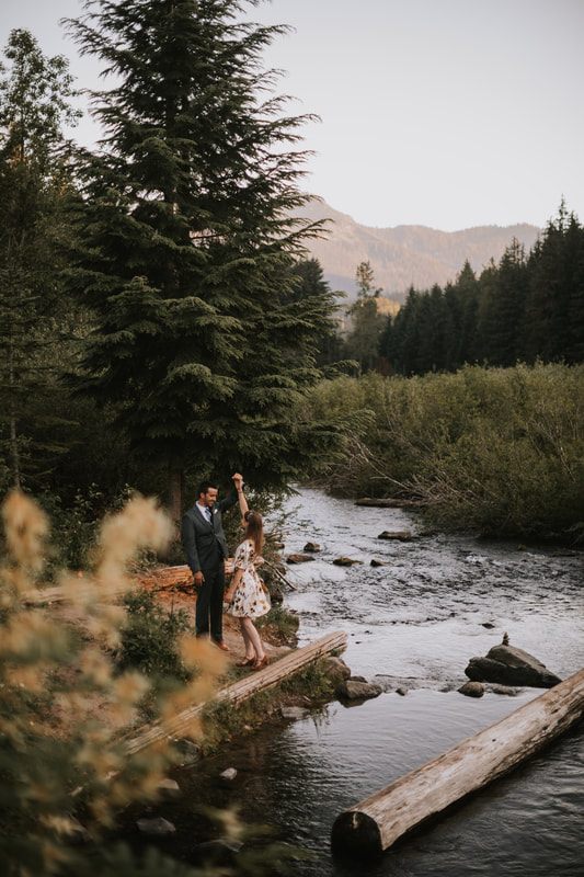 Final portrait of Jesse and Yanah in the Snoqualmie Valley