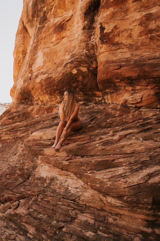 Photo of a candid portrait taken along the road trip route in Colorado & Utah