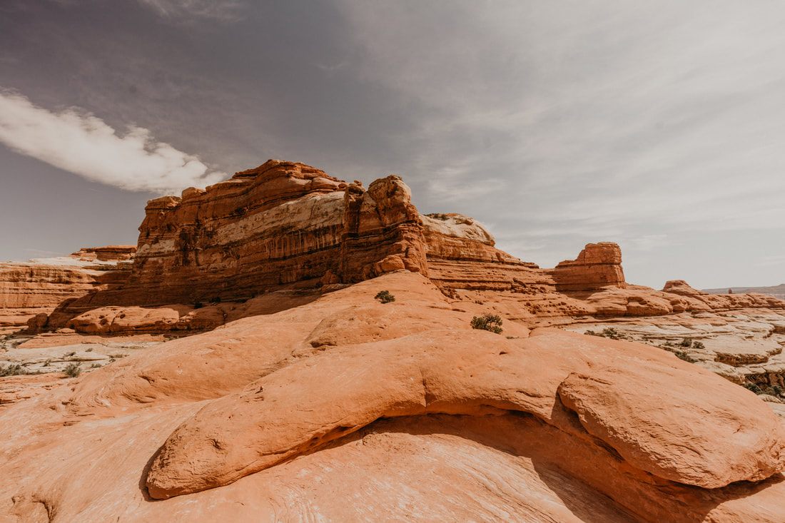 Photo of stars beginning to appear over a remote campsite in Colorado & Utah