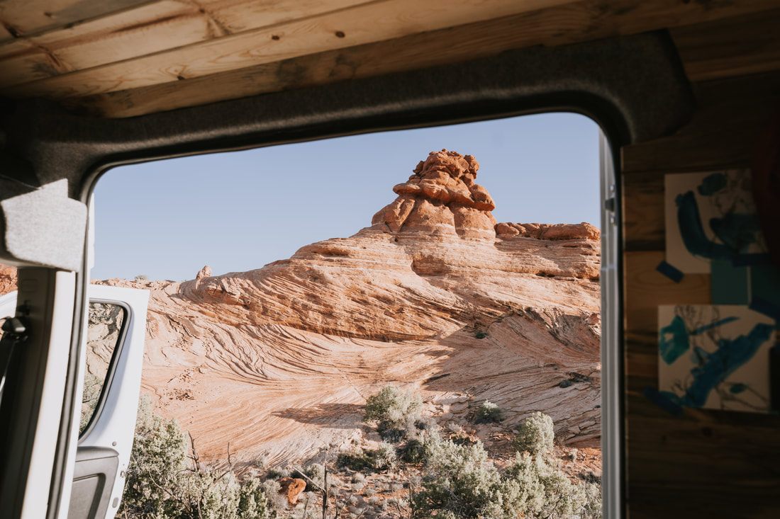 Photo of a scenic overlook along the road trip route in Colorado & Utah
