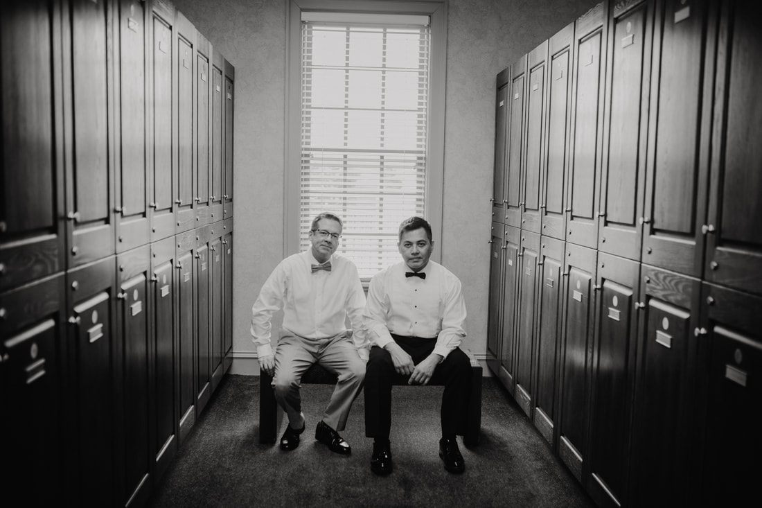 Fritz and Christopher share their first kiss as a married couple.