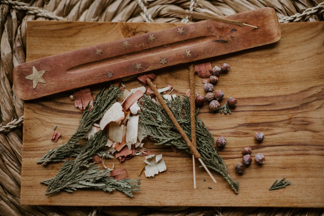 Product photo of a stack of Leftover Hippies incense boxes