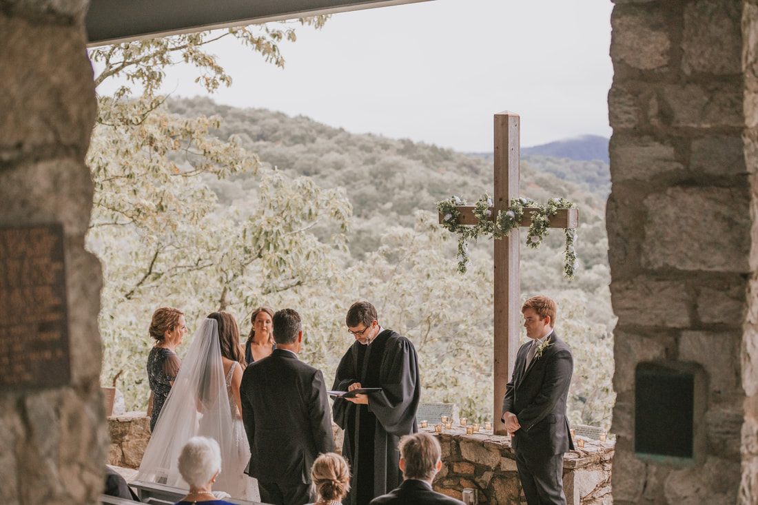 Cassandra and Charlie share a quiet moment at Pretty Place Chapel.