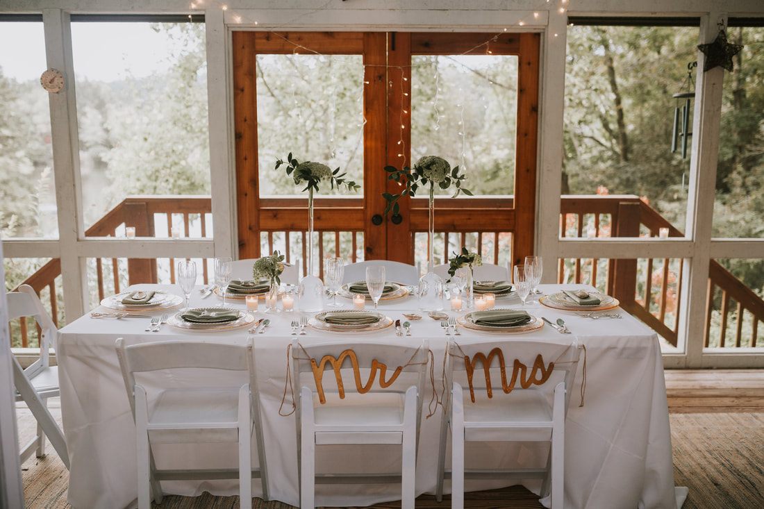 Guests gather for Cassandra and Charlie small, intimate mountain ceremony.