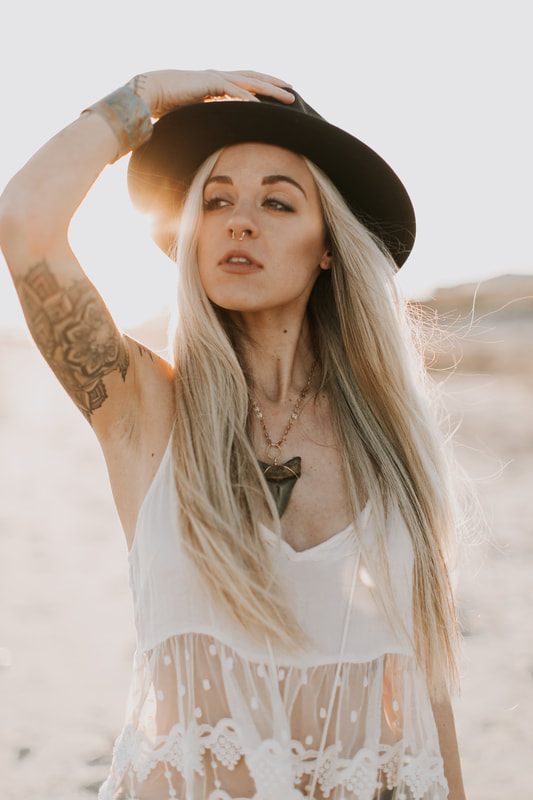 Final look from the DeeRuel jewelry brand shoot featuring Samantha