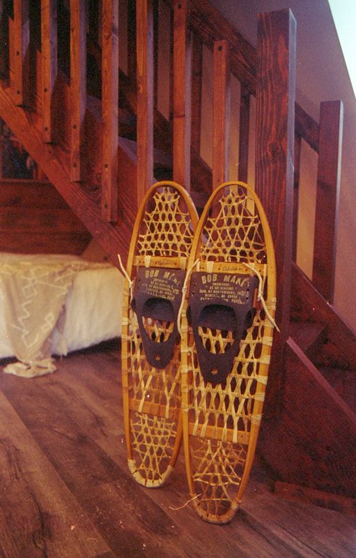 Small architectural detail of the cabin captured on film