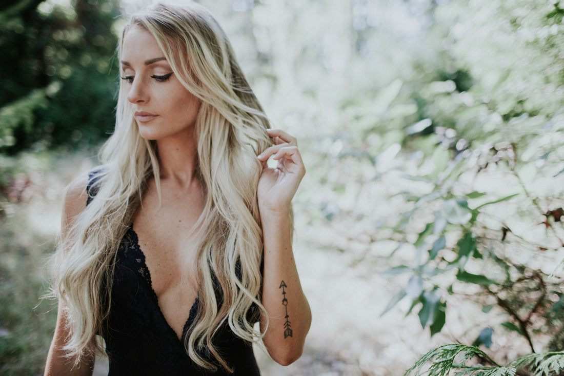 Lifestyle fashion photo styled with Free People clothing