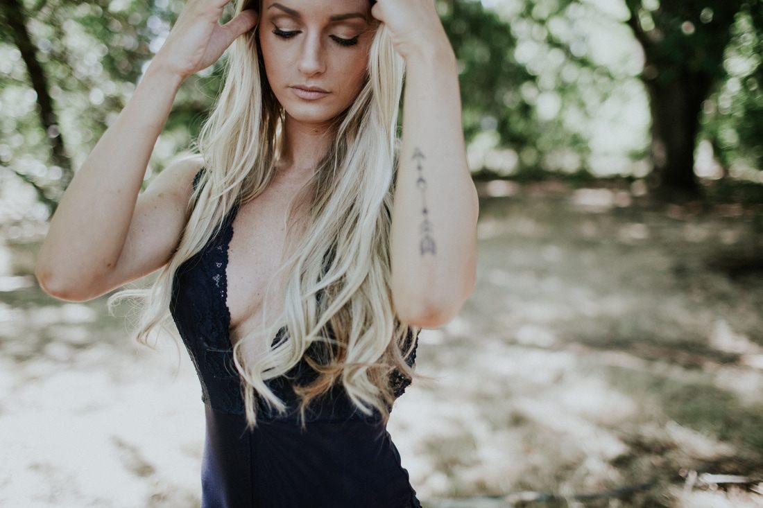 Casual boho fashion photo styled with Free People clothing