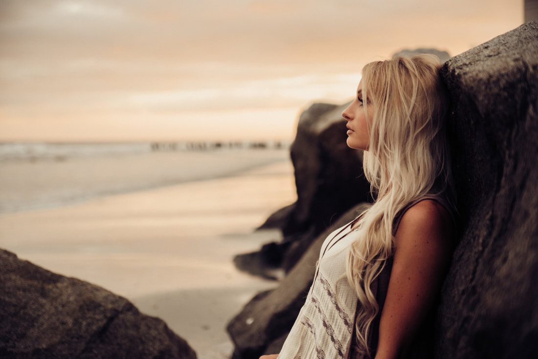 Outdoor fashion photo styled with flowy Free People pieces