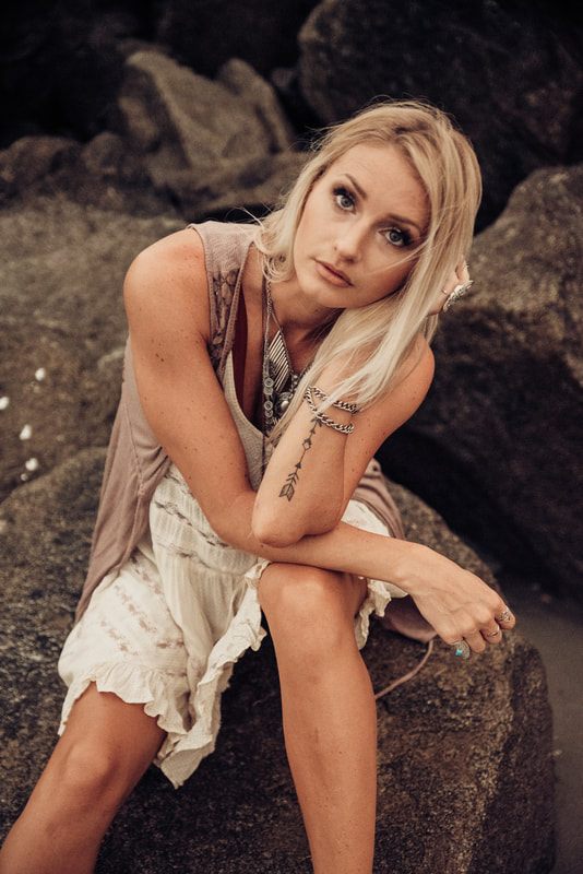 Fashion portrait shot for Free People social media