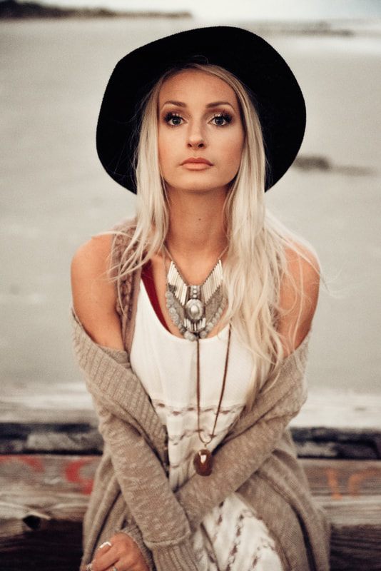Casual boho fashion photo styled with Free People clothing