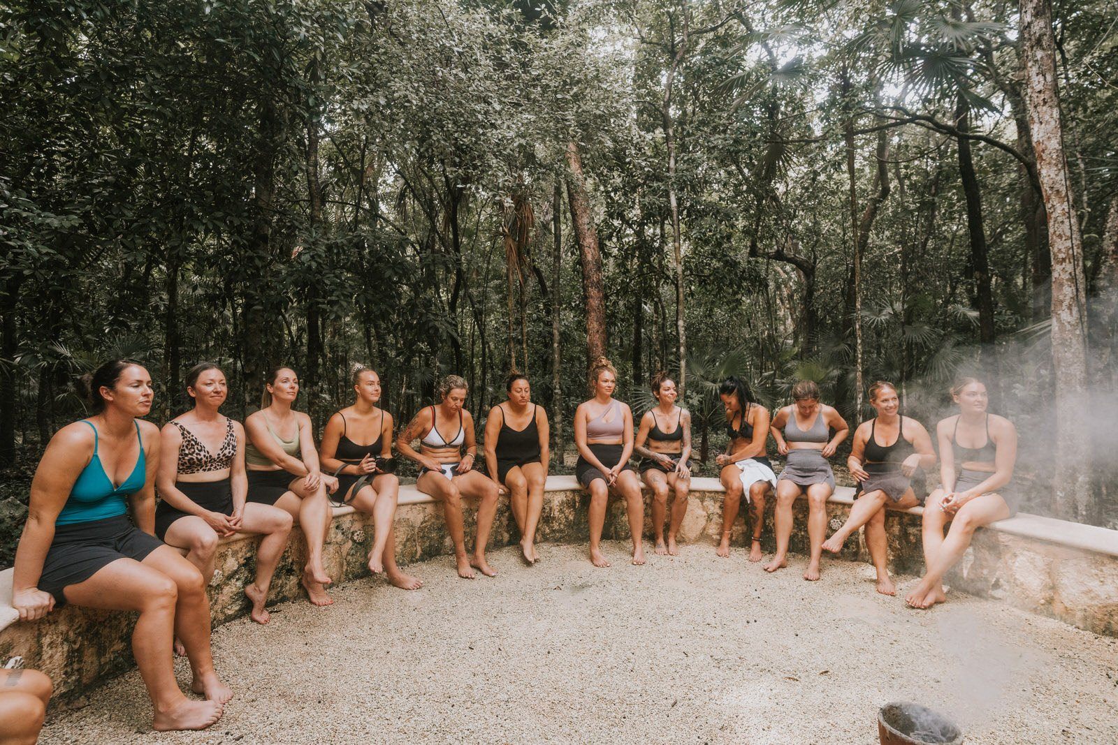 Swimming with sea turtles on a Tulum women's retreat