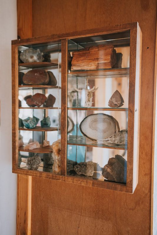 Interior view of the Joshua Tree desert house mid-remodel
