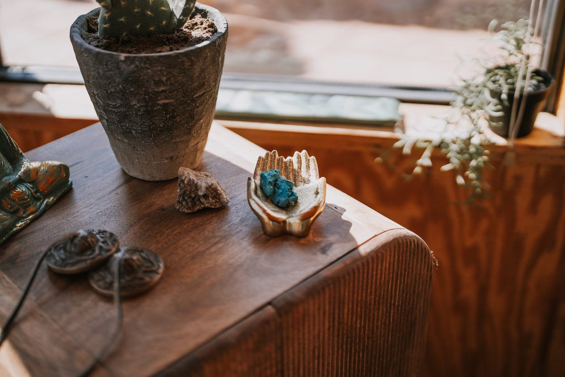 Detail shot from the artist getaway property near Joshua Tree