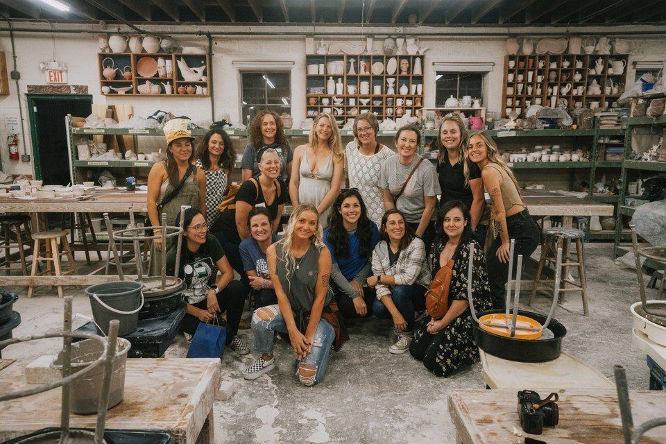 Group of women on the Asheville women's retreat