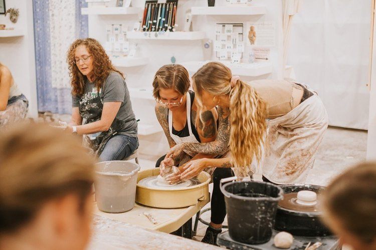 Group of women on the Asheville women's retreat