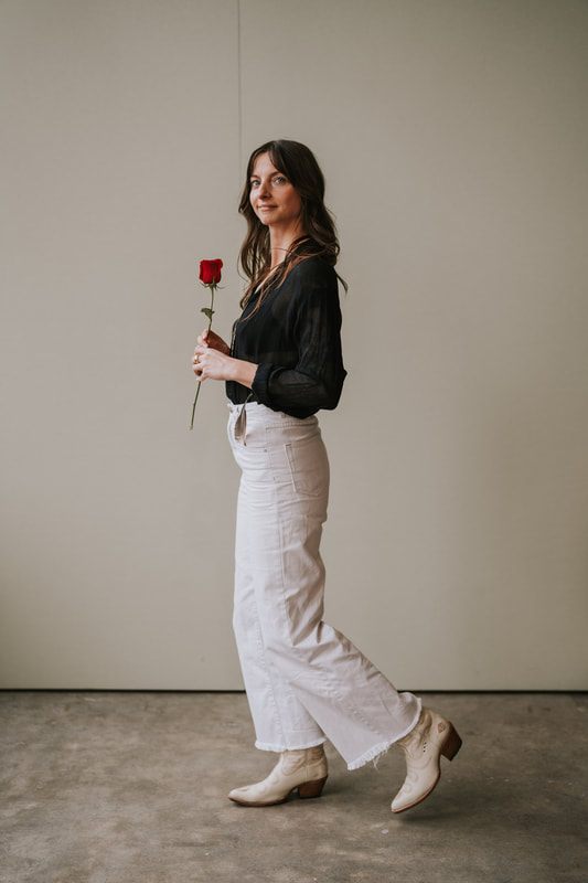 A warm, natural portrait of Celeste captured for her business branding.