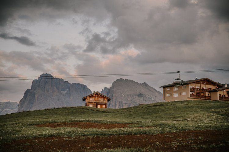Group of women on the Dolomites women's retreat