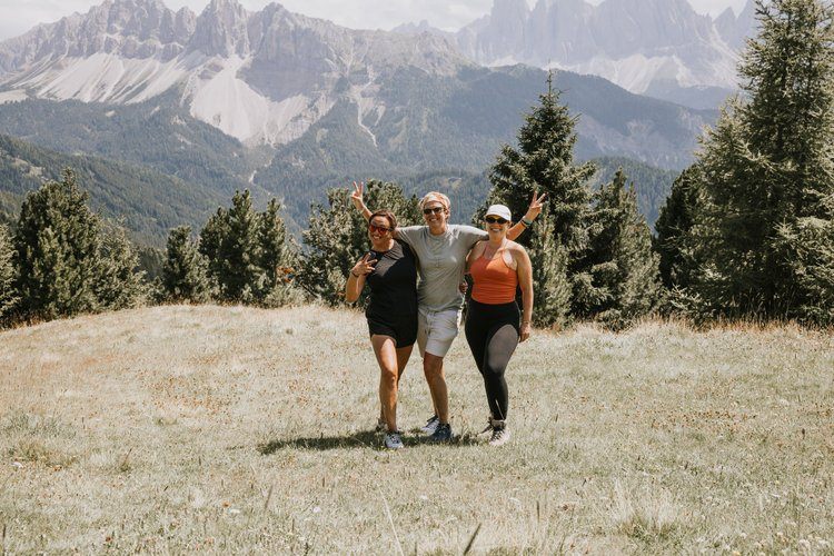 Alpine wildflowers in the Dolomites