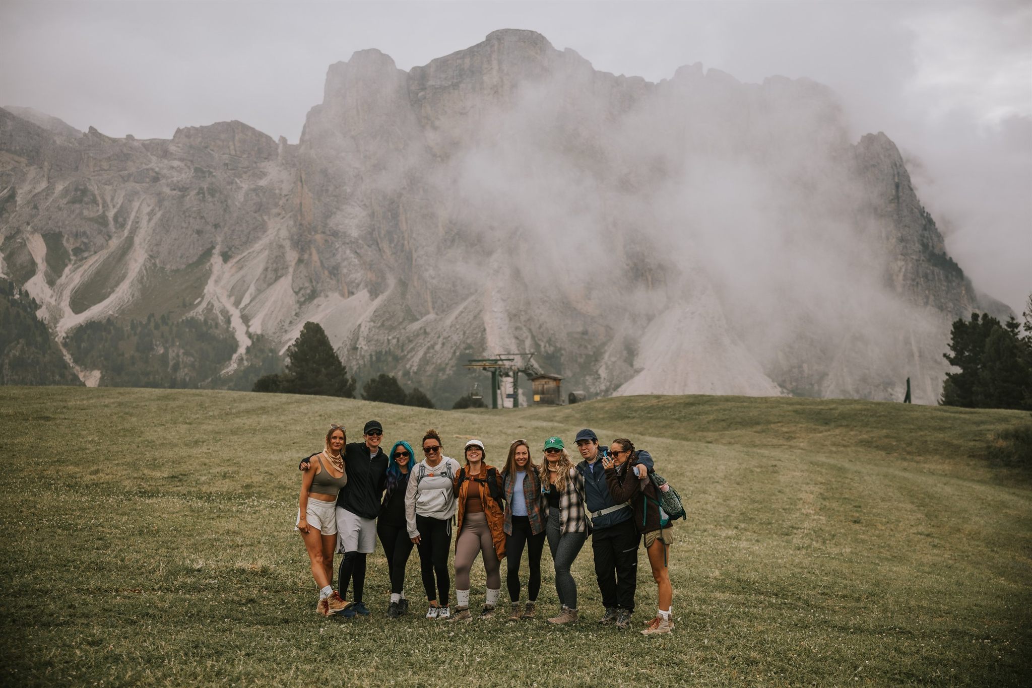 Alpine wildflowers in the Dolomites