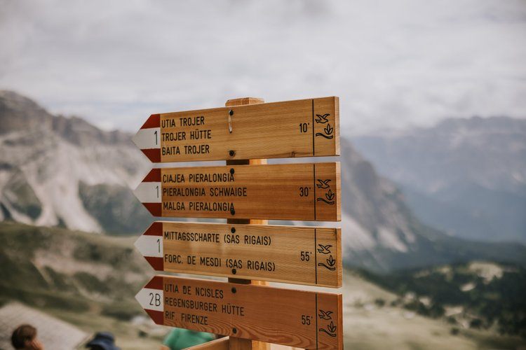 Group of women on the Dolomites women's retreat