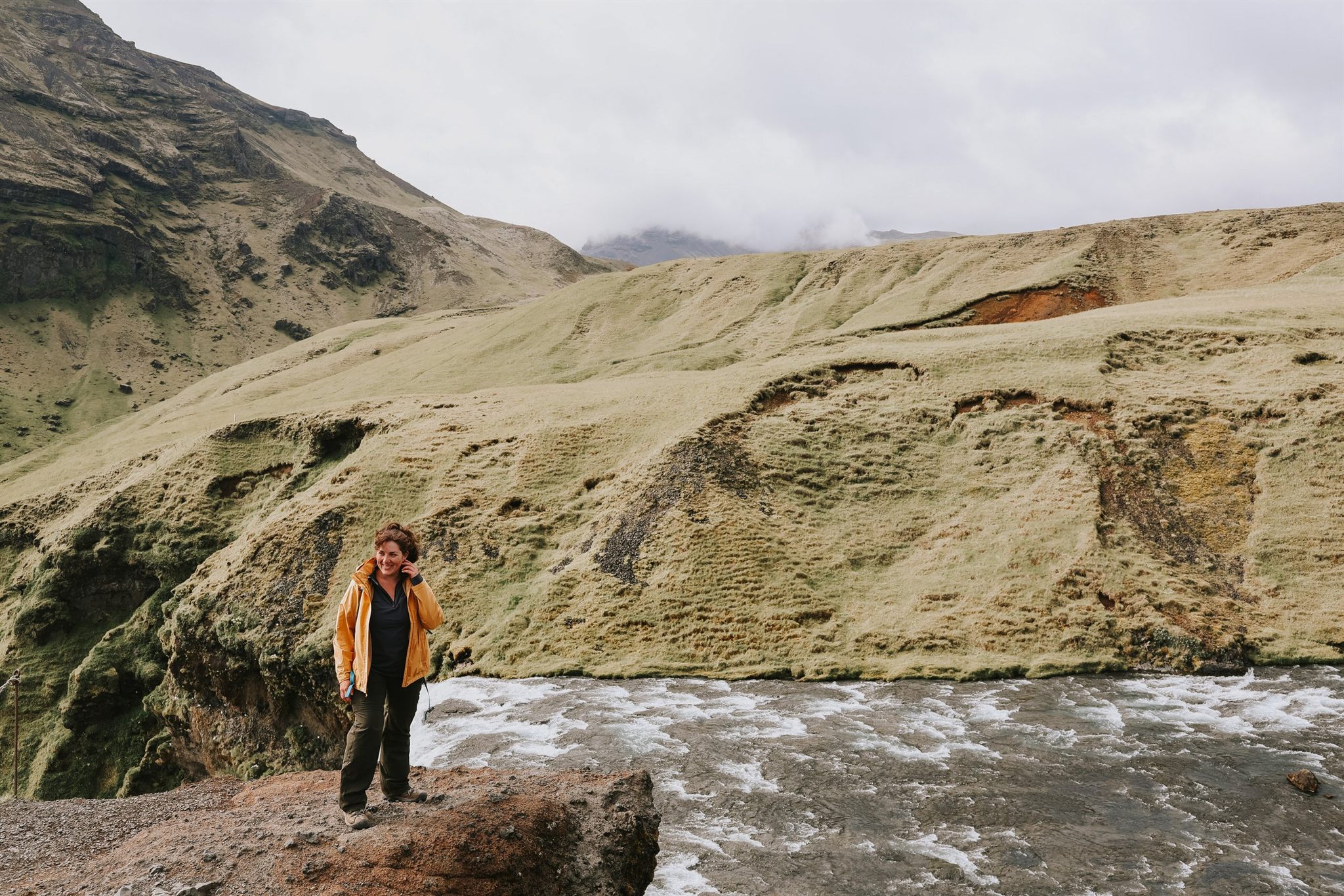 Road trip through the Icelandic landscape