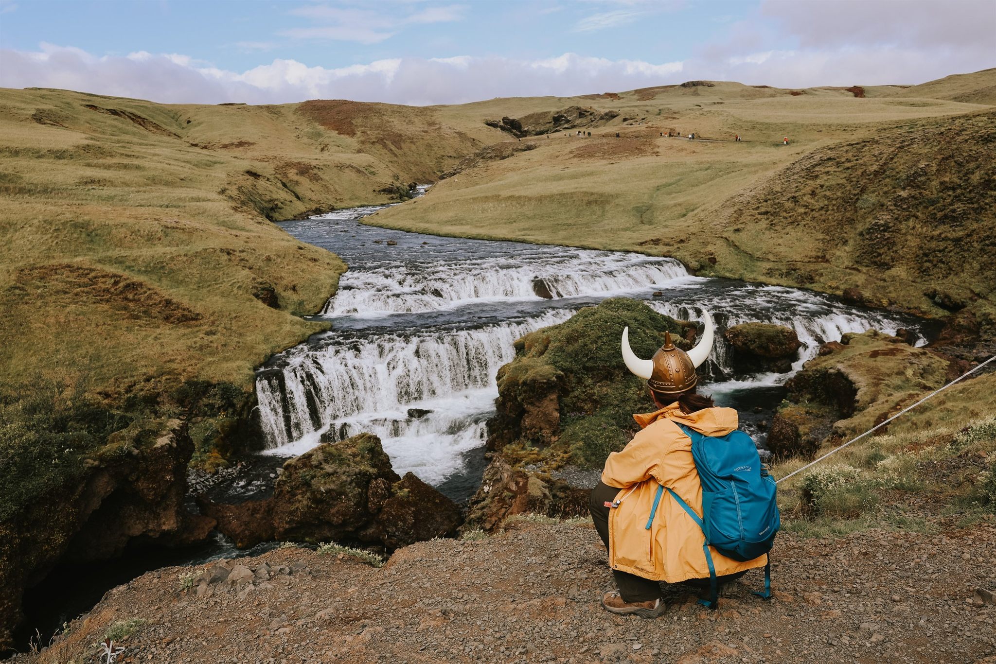 Road trip through the Icelandic landscape