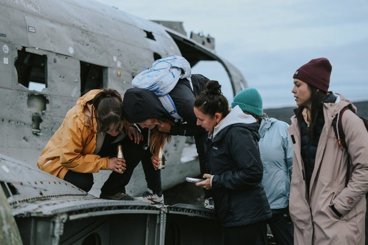 Road trip through the Icelandic landscape