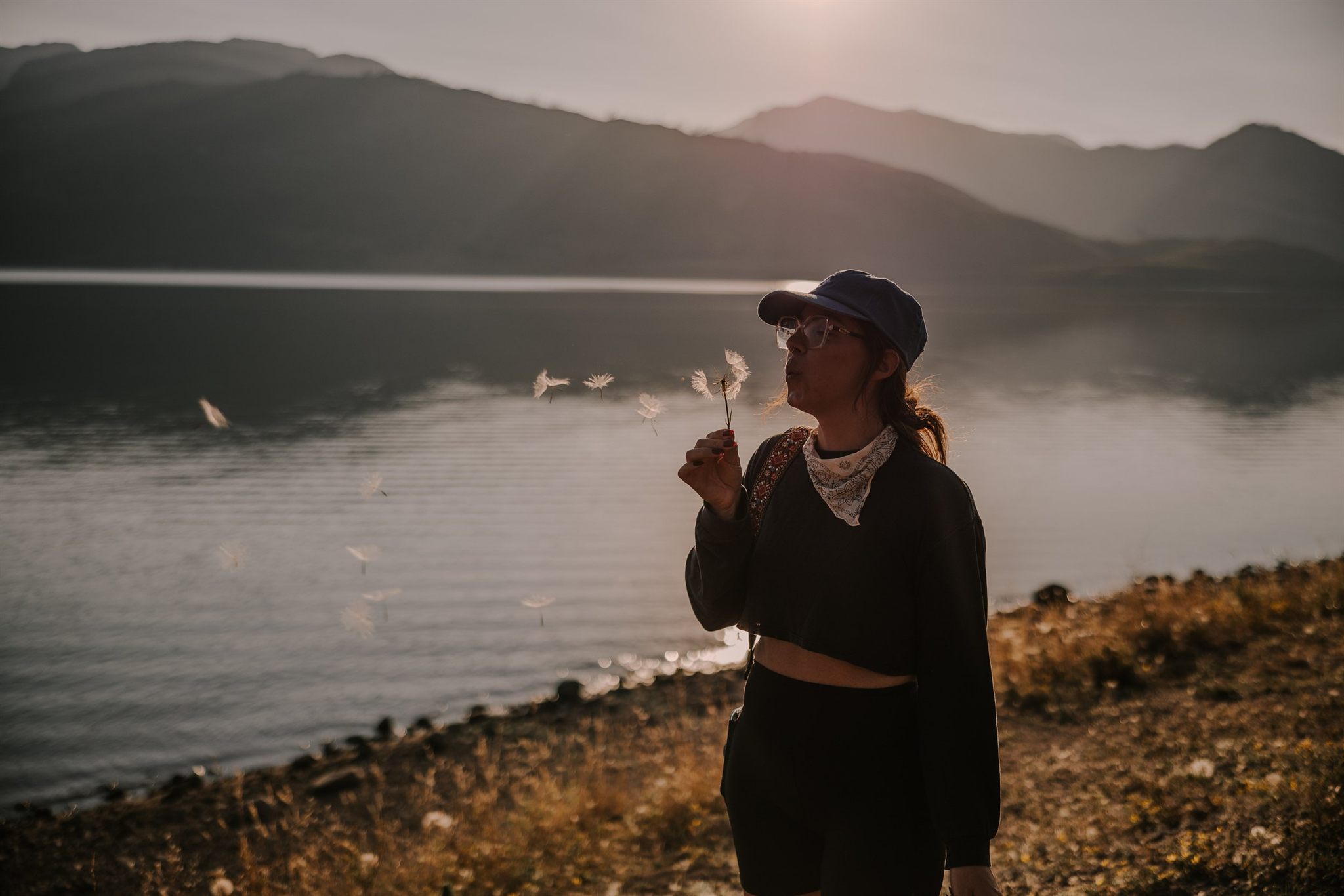 Campfire gathering at the Grand Tetons women's retreat