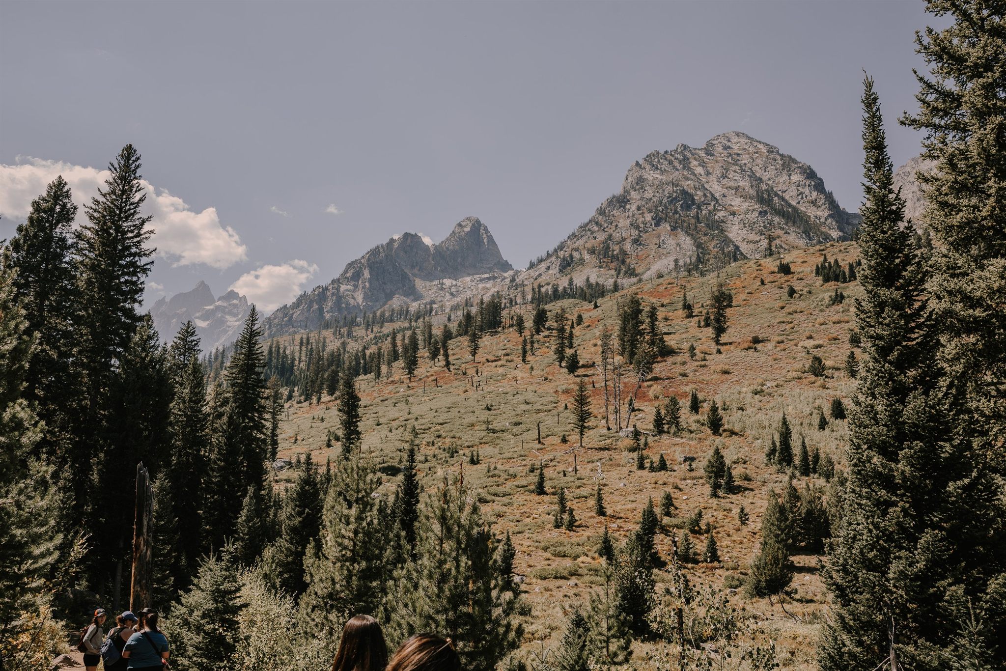 Evening at the geodome cabins near Jackson Hole