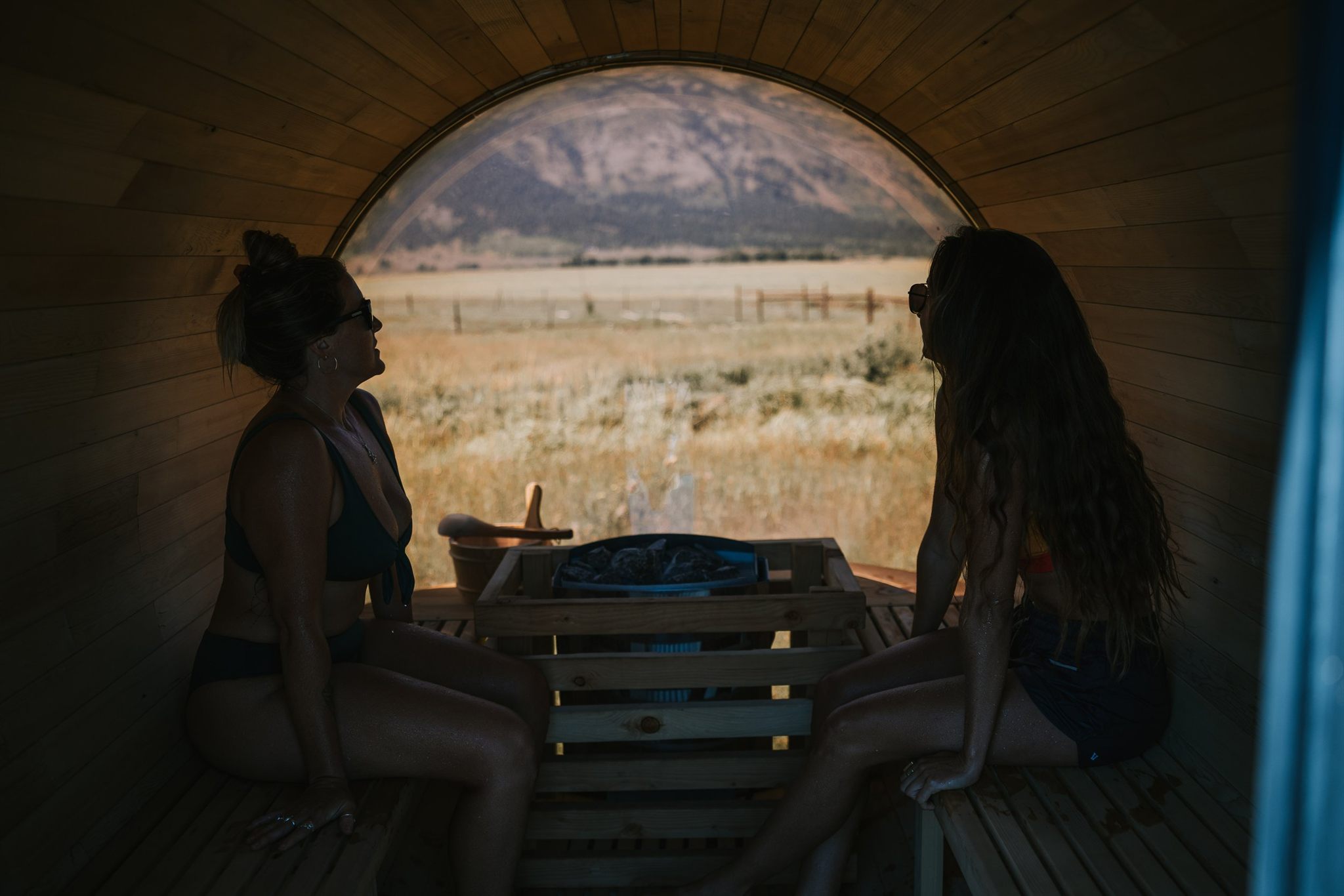 Geodome cabin at the Grand Tetons women's retreat near Jackson Hole