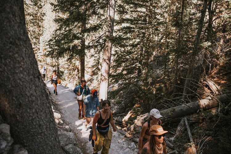 Morning light over the Tetons near Jackson Hole