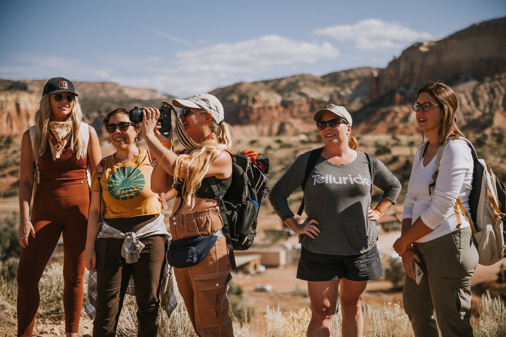 Group of women on the Santa Fe women's retreat