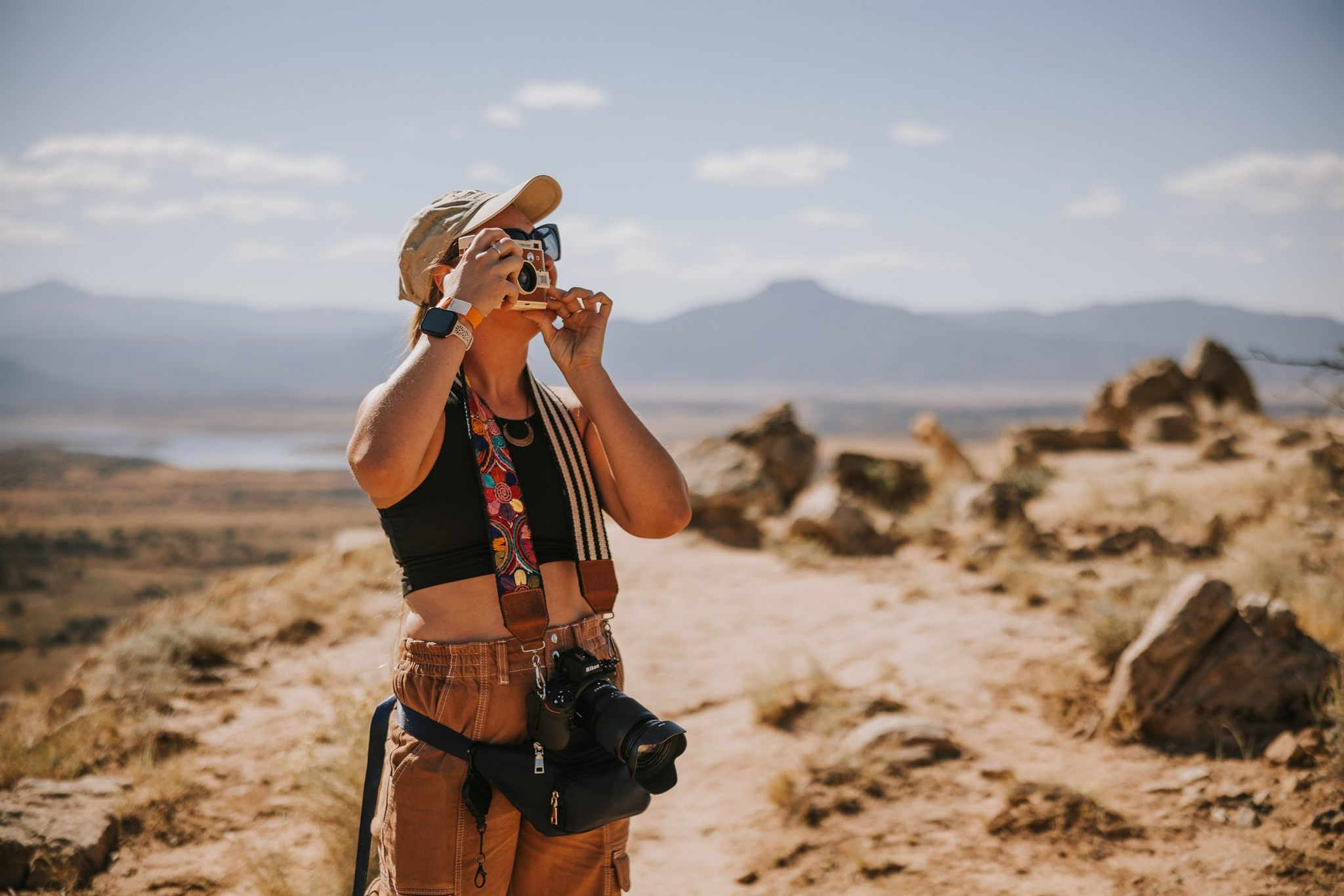 Desert road trip through New Mexico