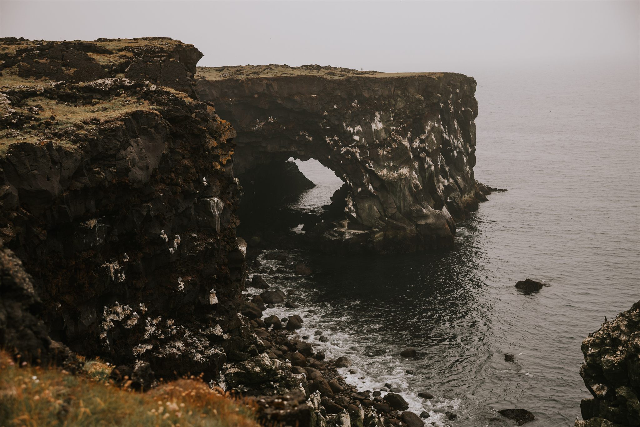Waterfall on Iceland's south coast