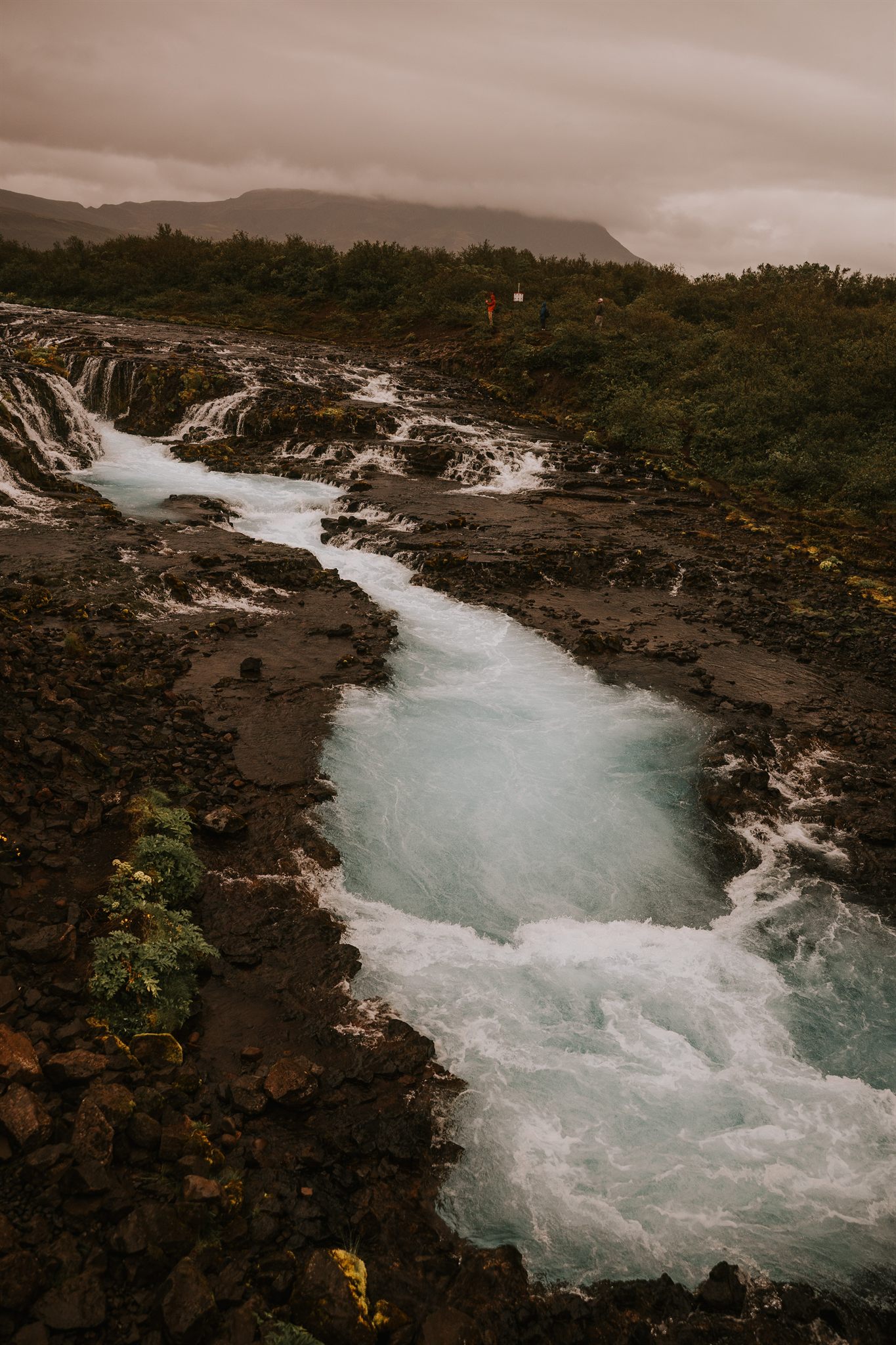 Women gathered outdoors on the Iceland summer retreat
