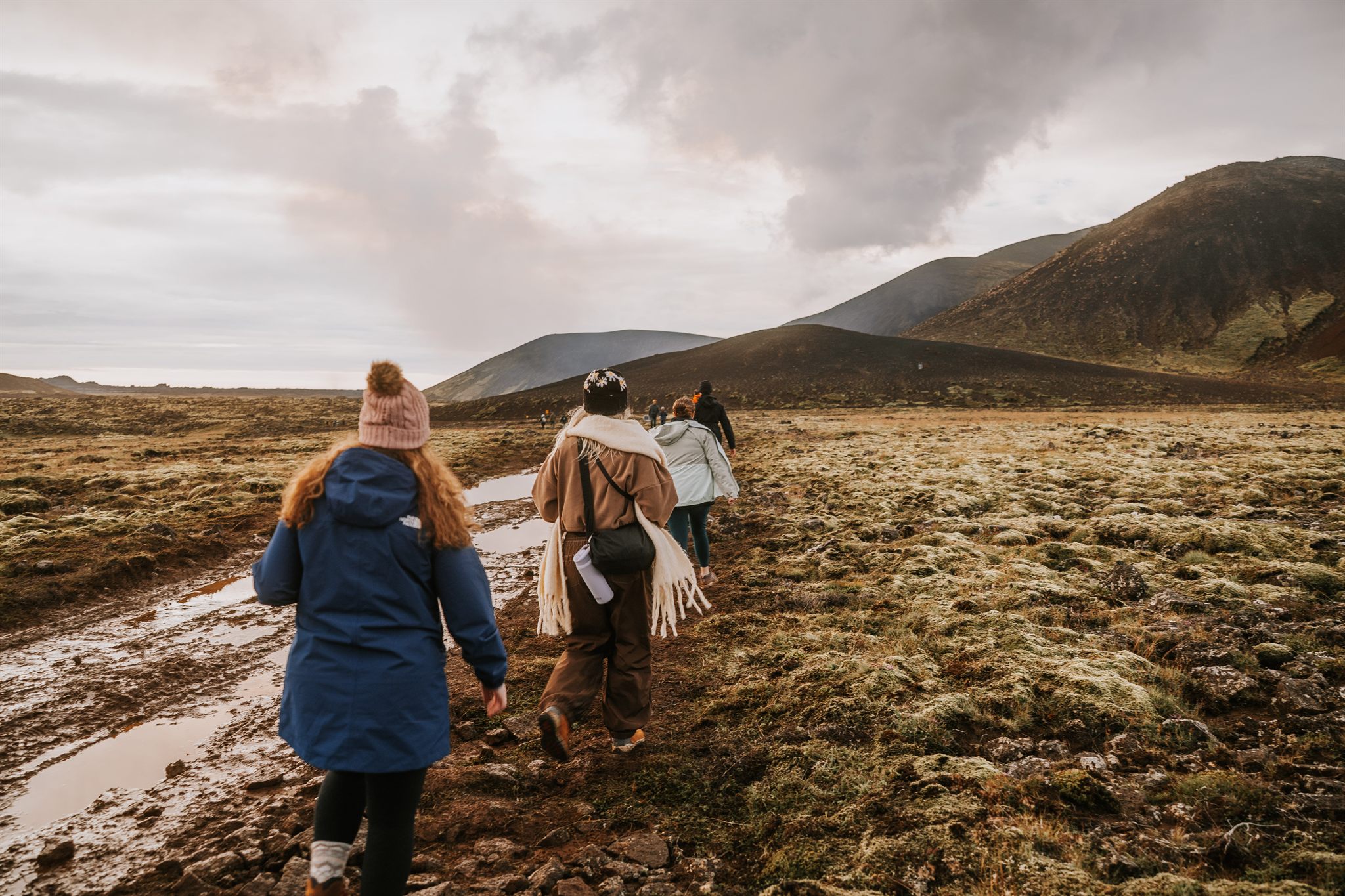 Quiet evening on the Iceland women's retreat