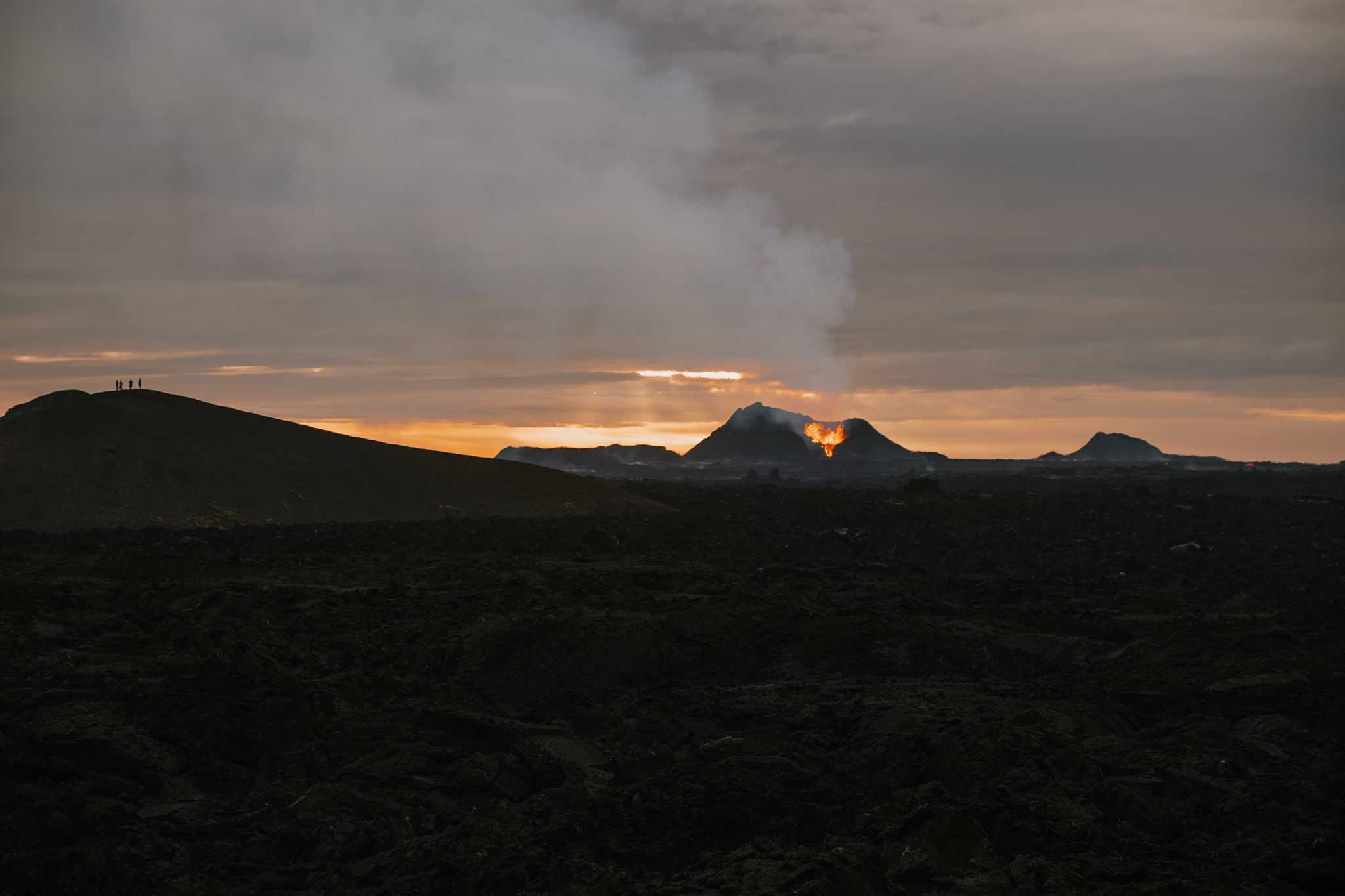 Iceland summer women's retreat group on the south coast
