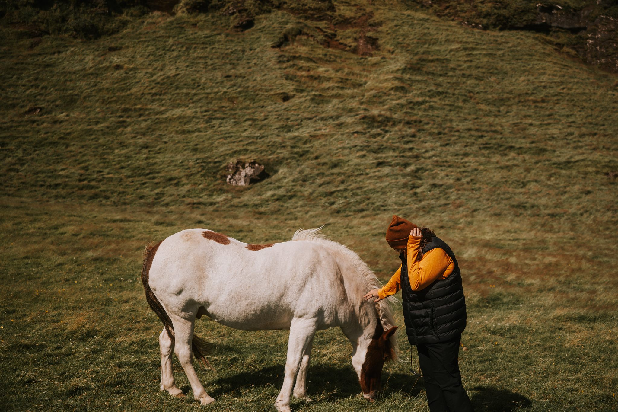 Group of women exploring southern Iceland