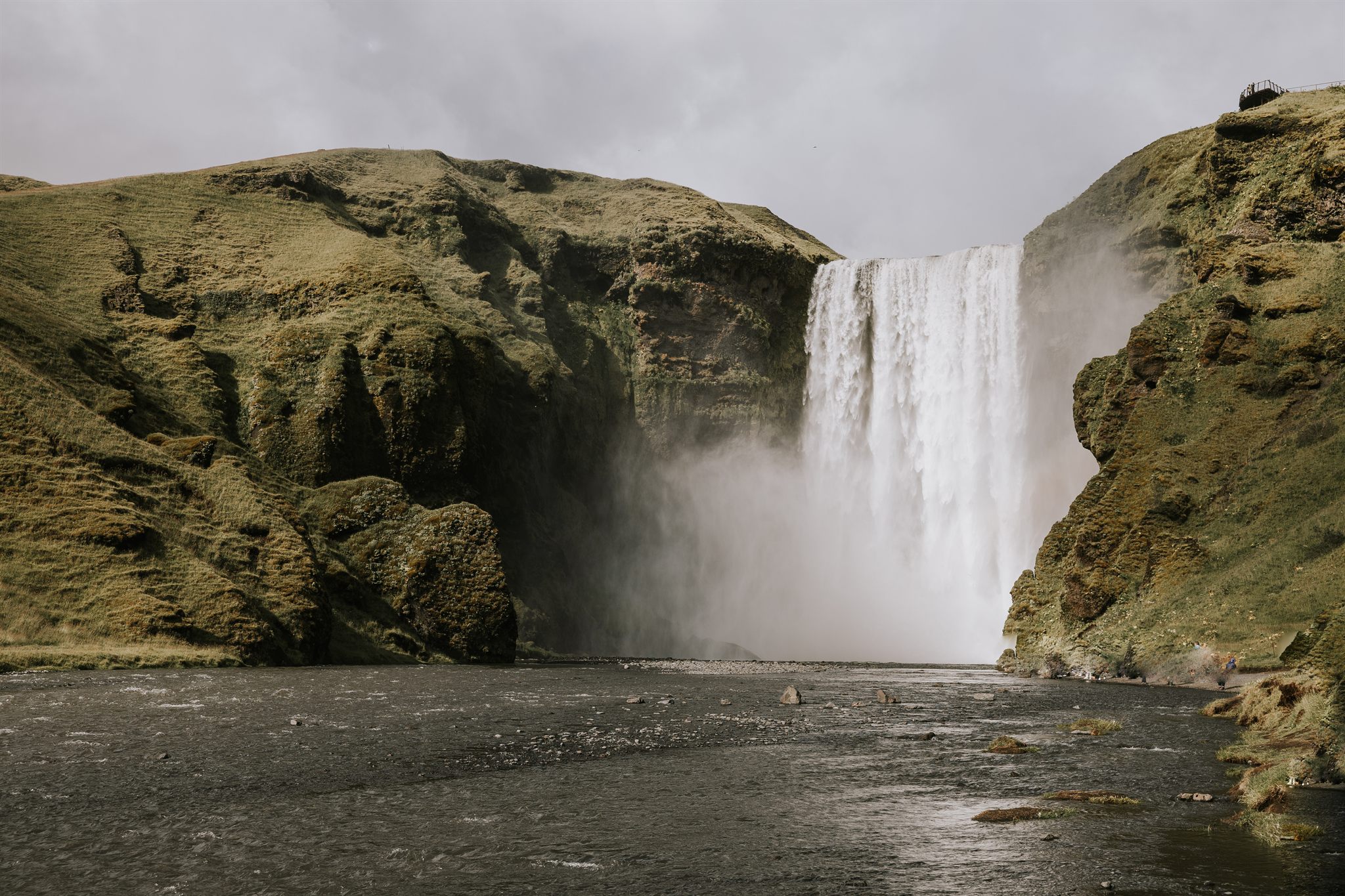 Coastal cliffs in southern Iceland