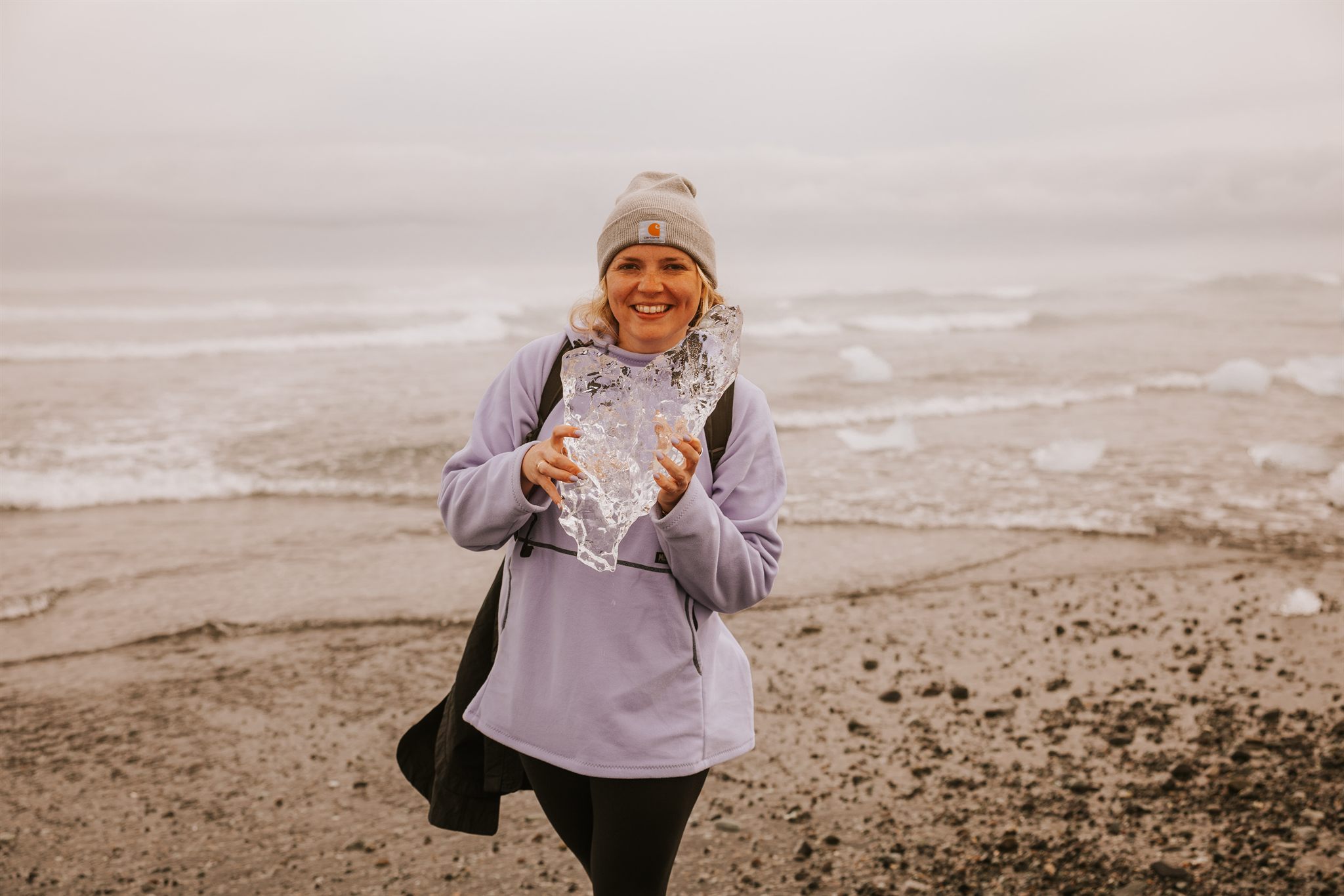 Women gathered outdoors on the Iceland summer retreat