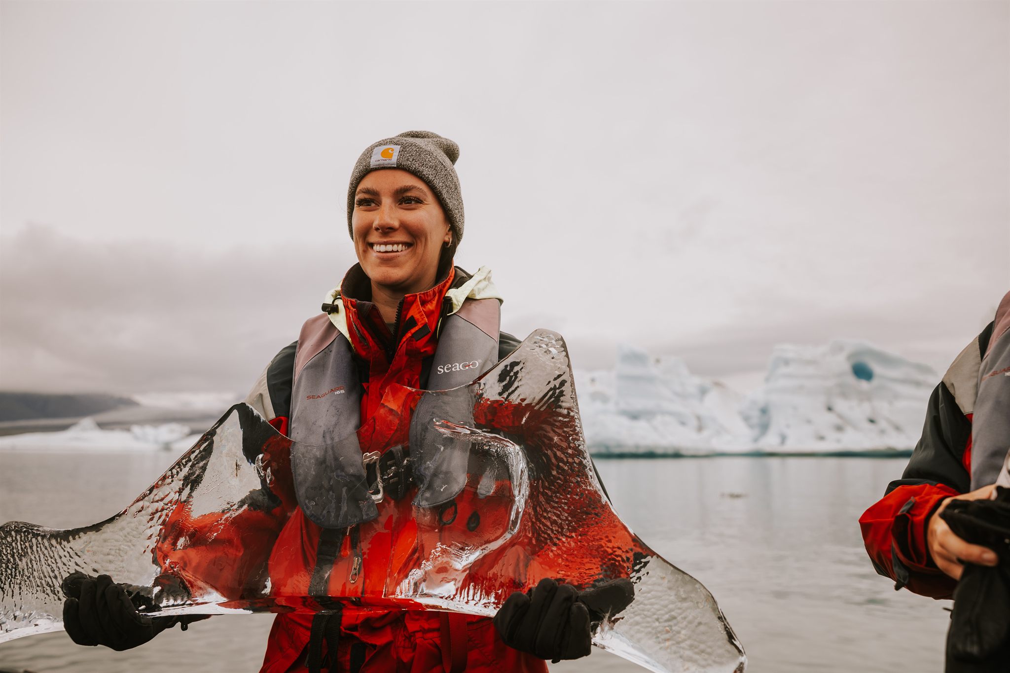 Road trip through the Icelandic landscape on a women's retreat