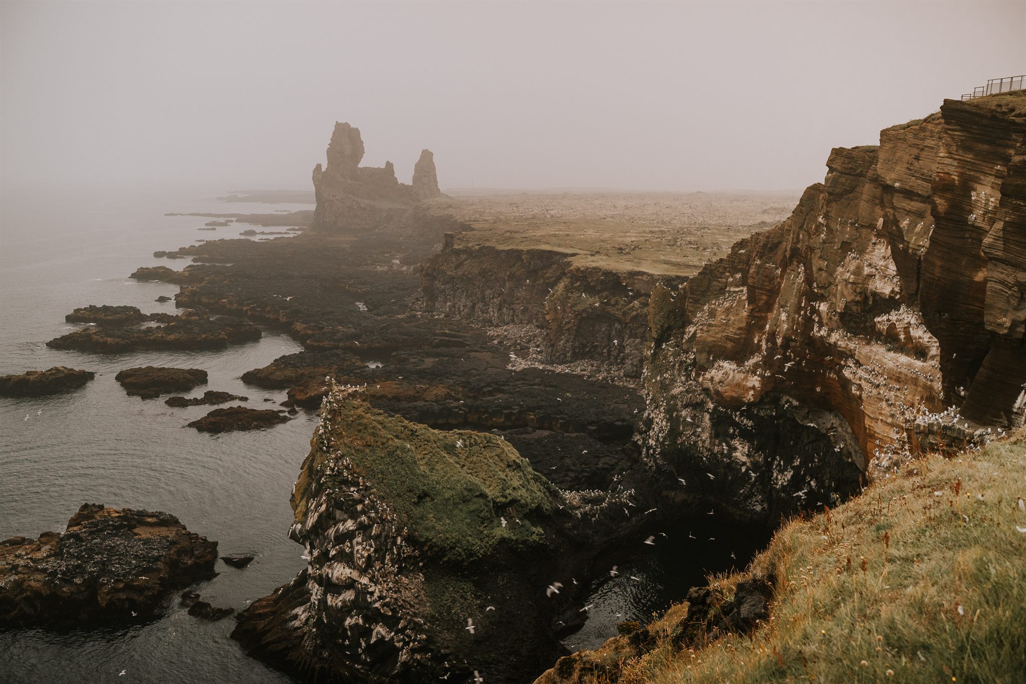 Quiet evening on the Iceland women's retreat