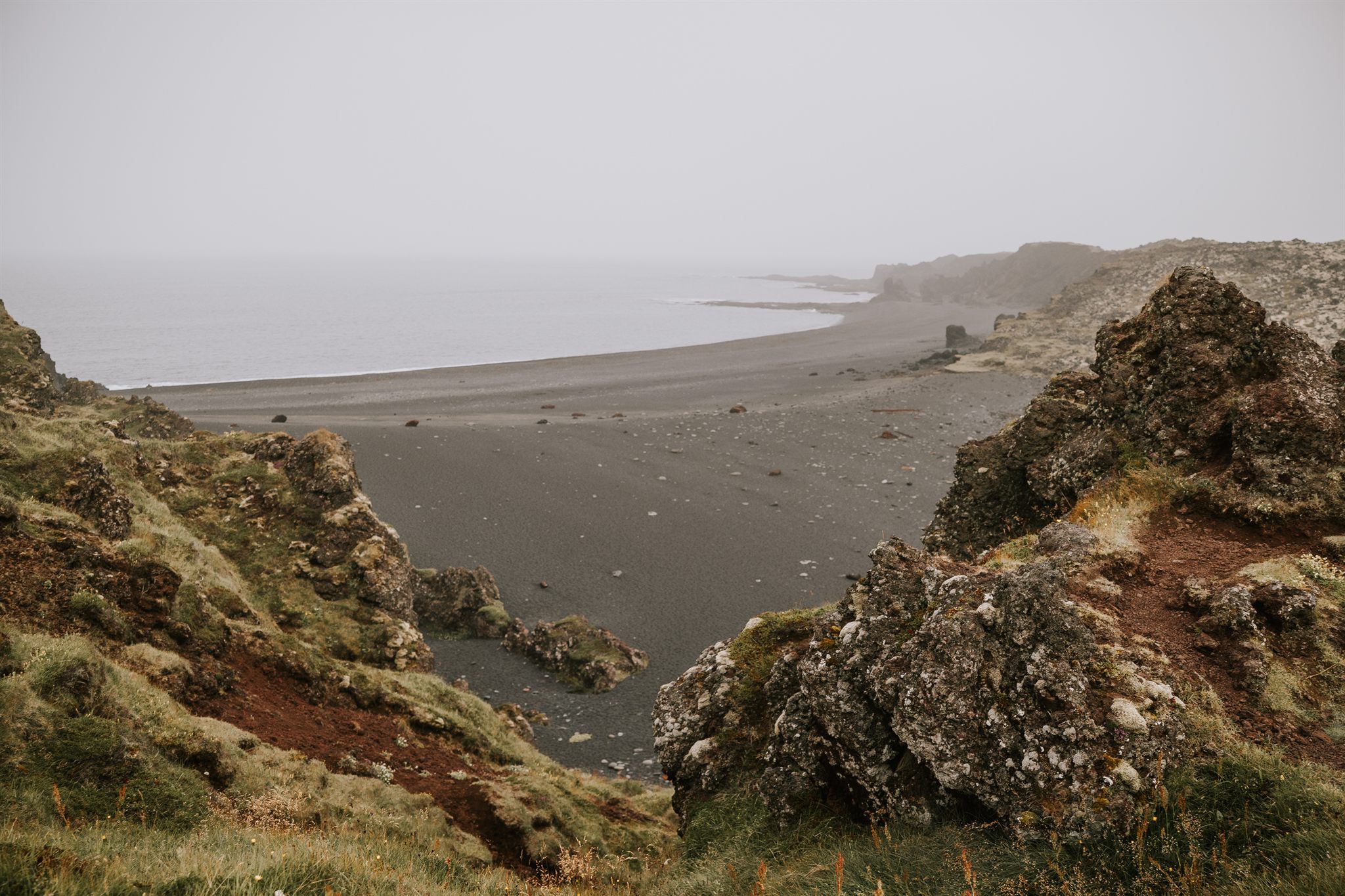 Iceland summer women's retreat group on the south coast