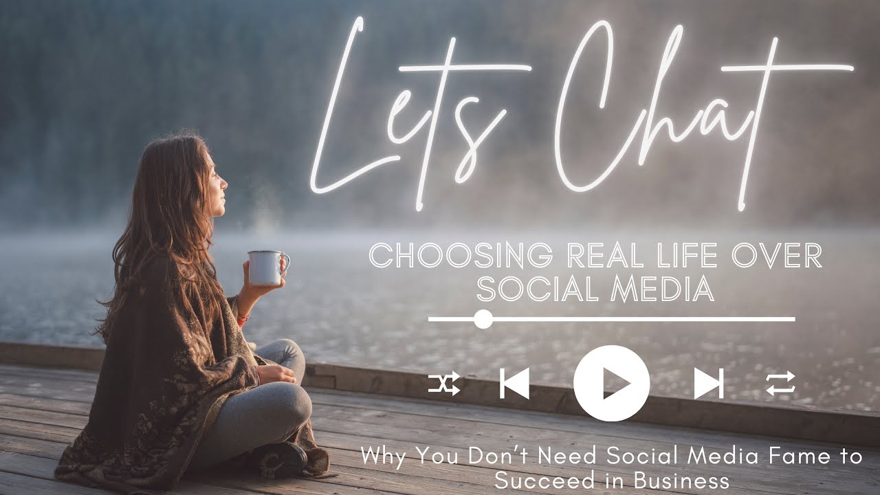 Building a business without social media fame, a talk by Lindsey O